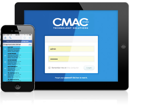 CMAC Beacons - Tablet and Phone TouchScreen Interface